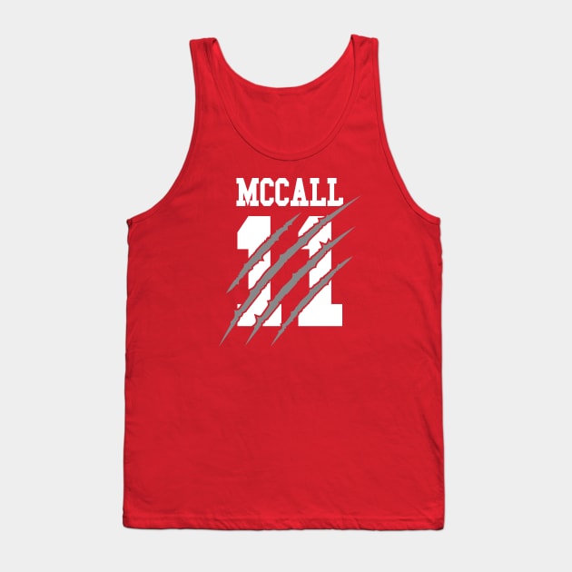 Teen Wolf McCall 11 Lacrosse Beacon Hills Tank Top by TEEWEB